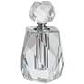 Aston 7 1/4" High Clear Glass Decorative Perfume Bottle in scene