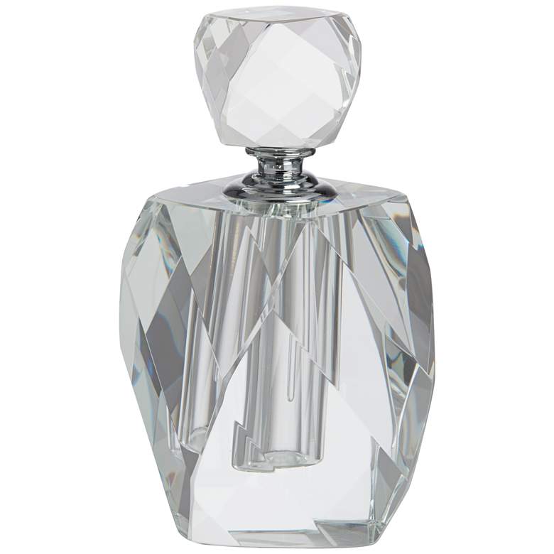 Image 6 Aston 7 1/4" High Clear Glass Decorative Perfume Bottle more views