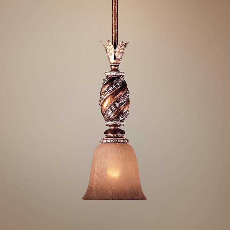 Image 1 Aston Court Collection 6 1/4 inch Wide Mini Pendant Chandelier