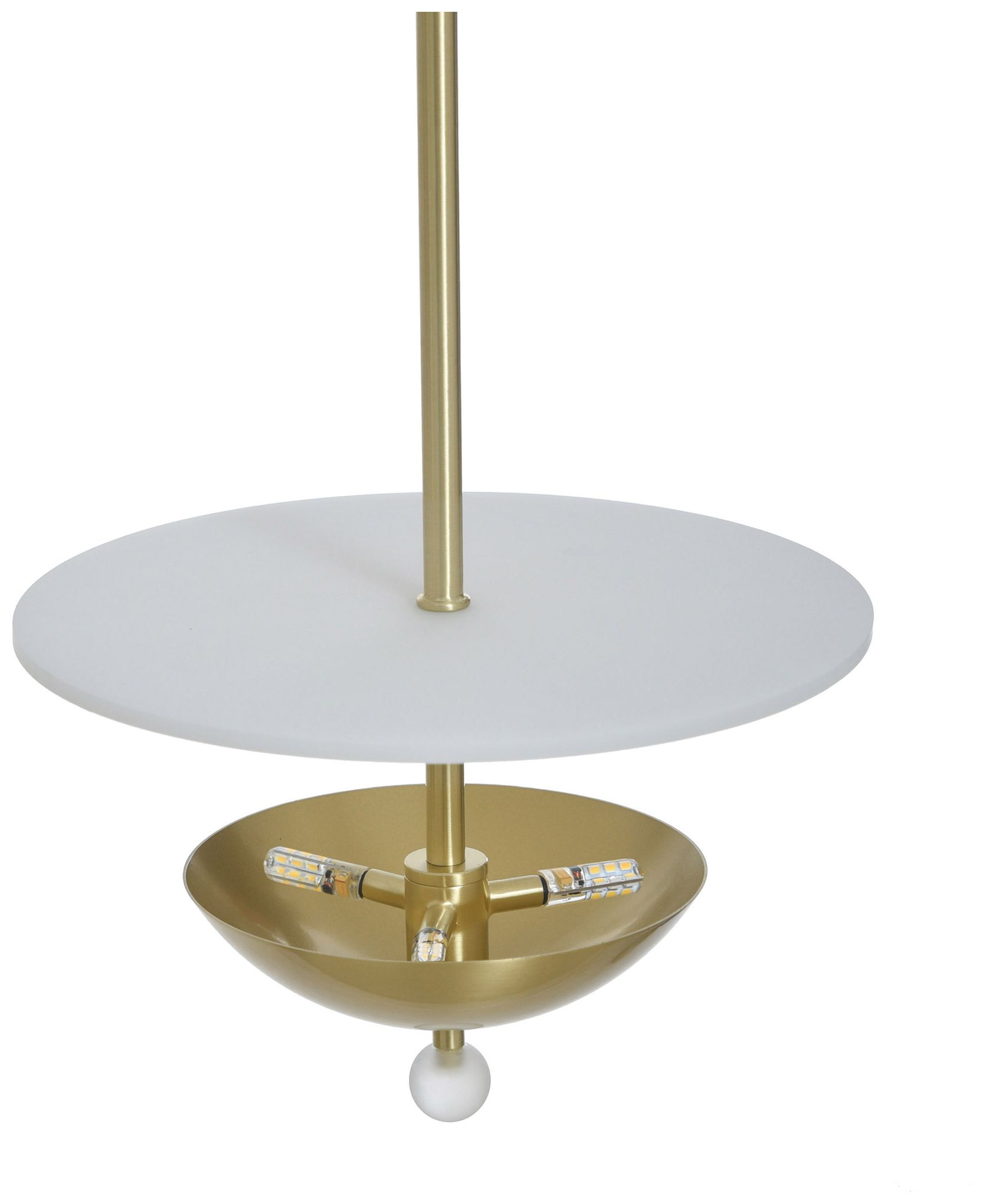 Image 6 Astor 10" Wide Bronze & Brass Pendant more views