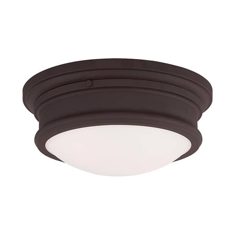 Image 4 Astor 13-in W Bronze Flush Mount Light more views