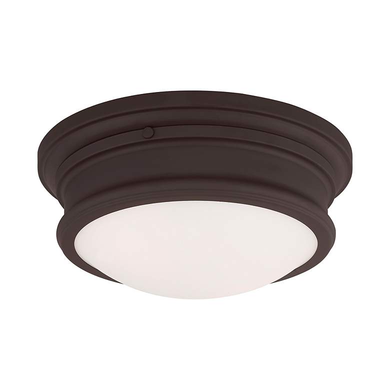 Image 5 Astor 13-in W Bronze Flush Mount Light more views