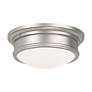 4_Astor 13-in W Brushed Nickel Flush Mount Light more views