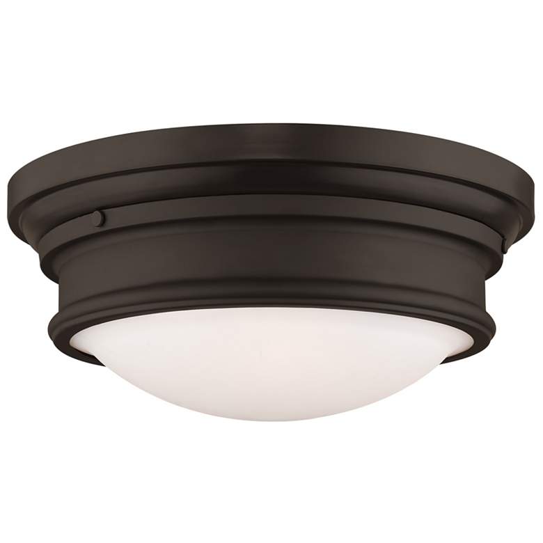 Image 1 Astor 15.5-in W Bronze Flush Mount Light
