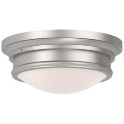 Astor 15.5-in W Brushed Nickel Flush Mount Light