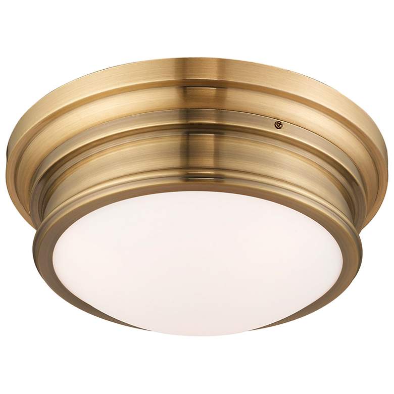 Image 5 Astor 3 Light Antique Brass Ceiling Mount more views
