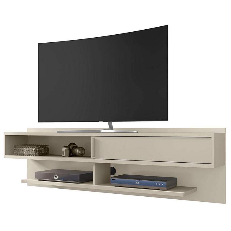 Image 1 Astor 70.86 Floating Entertainment Center in Off White