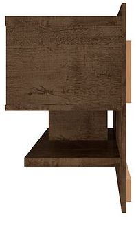 Image 7 Astor 70.86 Floating Entertainment Center in Rustic Brown and Yellow more views