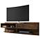 Astor 70.86 Floating Entertainment Center in Rustic Brown