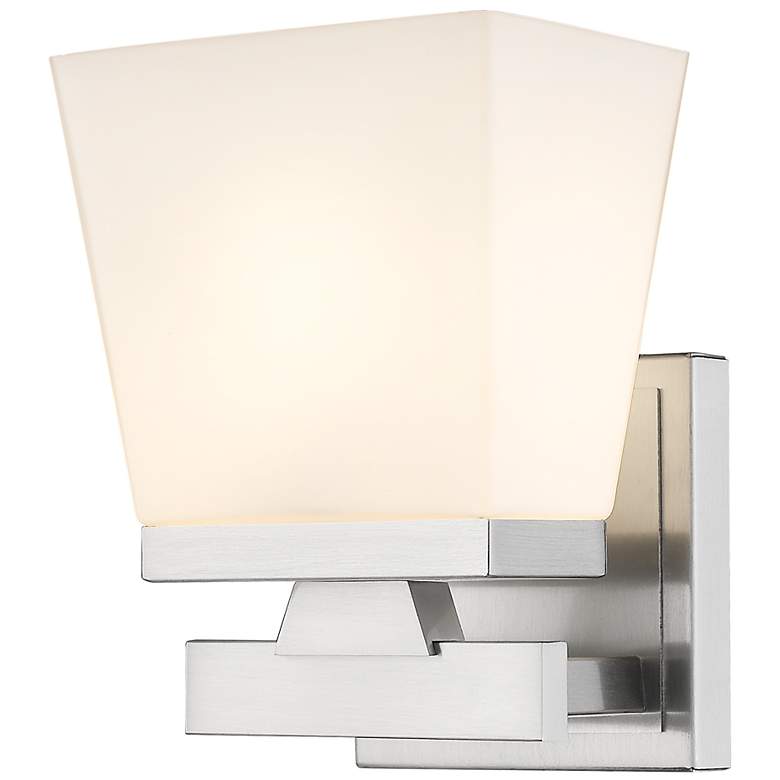 Image 1 Astor by Z-Lite Brushed Nickel 1 Light Wall Sconce