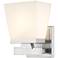 Astor by Z-Lite Brushed Nickel 1 Light Wall Sconce