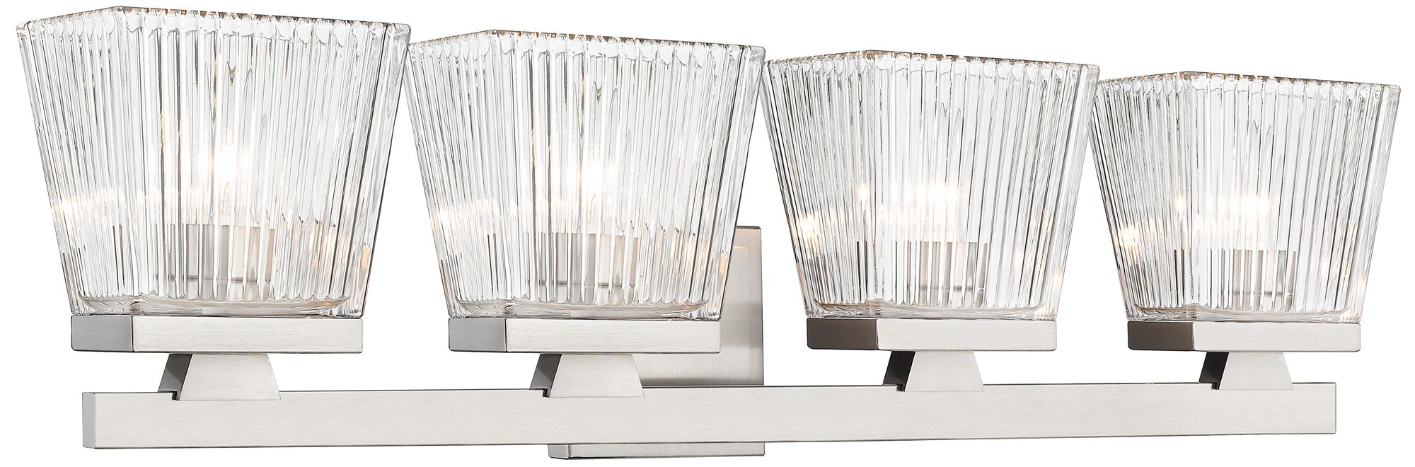 Astor by Z-Lite Brushed Nickel 29 inch 4 Light Vanity