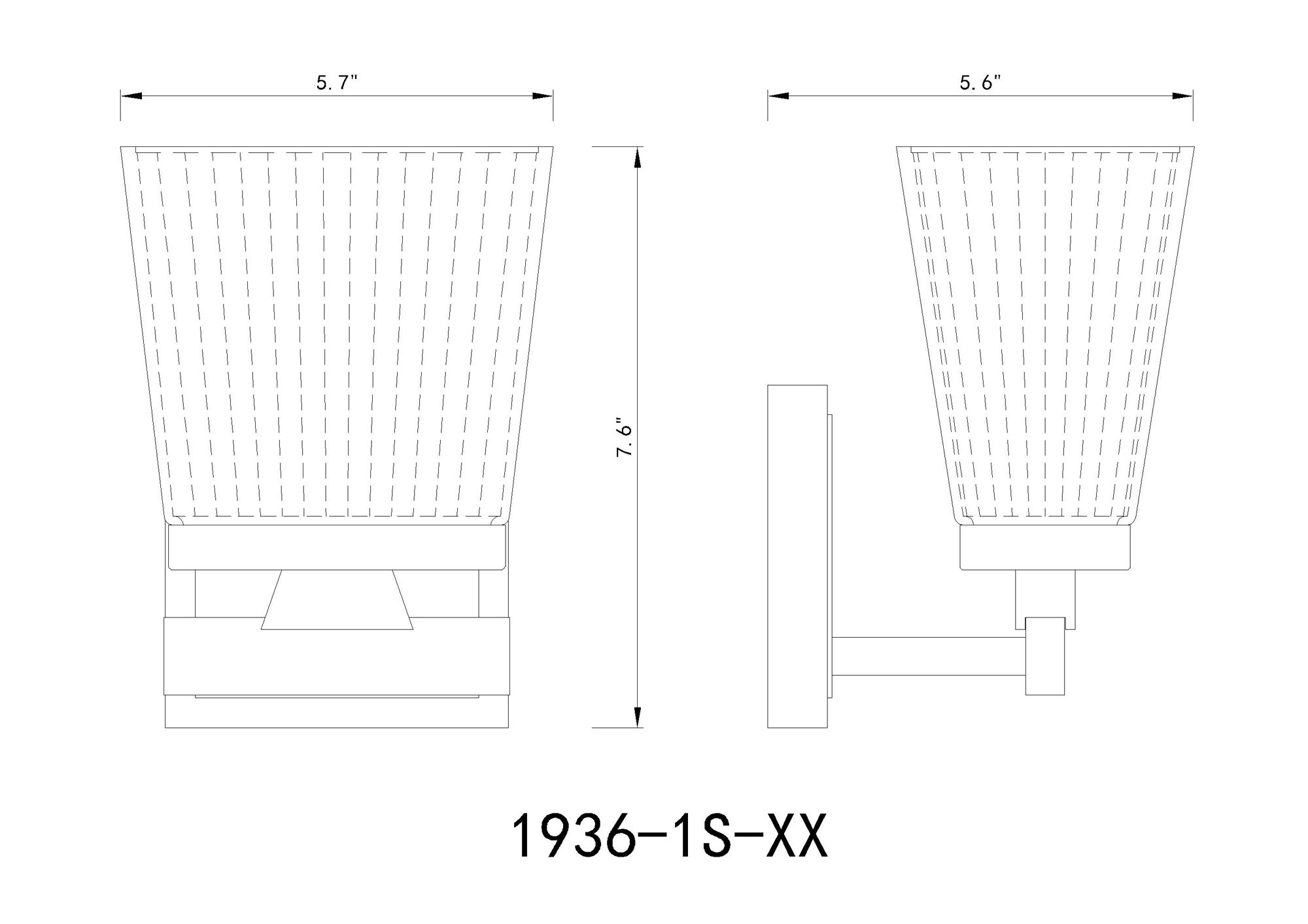 Astor by Z-Lite Brushed Nickel 5.75 inch 1 Light Wall Sconce