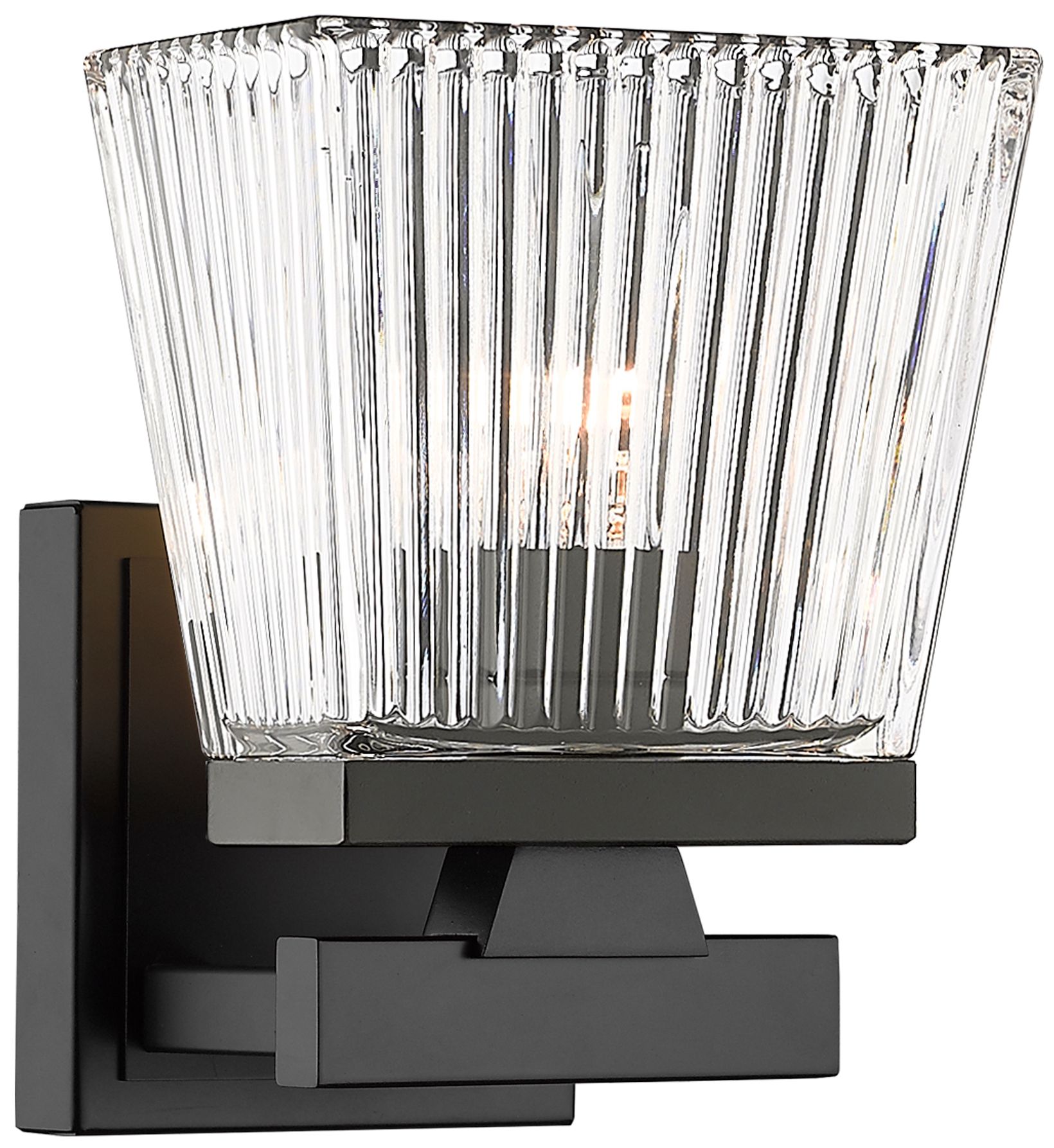 Astor by Z-Lite Matte Black 5.75 inch 1 Light Wall Sconce