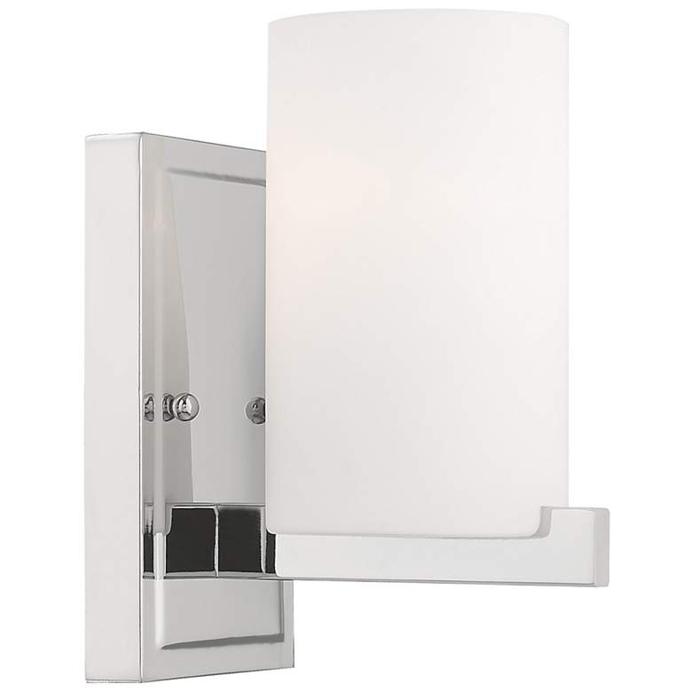 Image 1 Astoria 1 Light Polished Chrome Wall Sconce