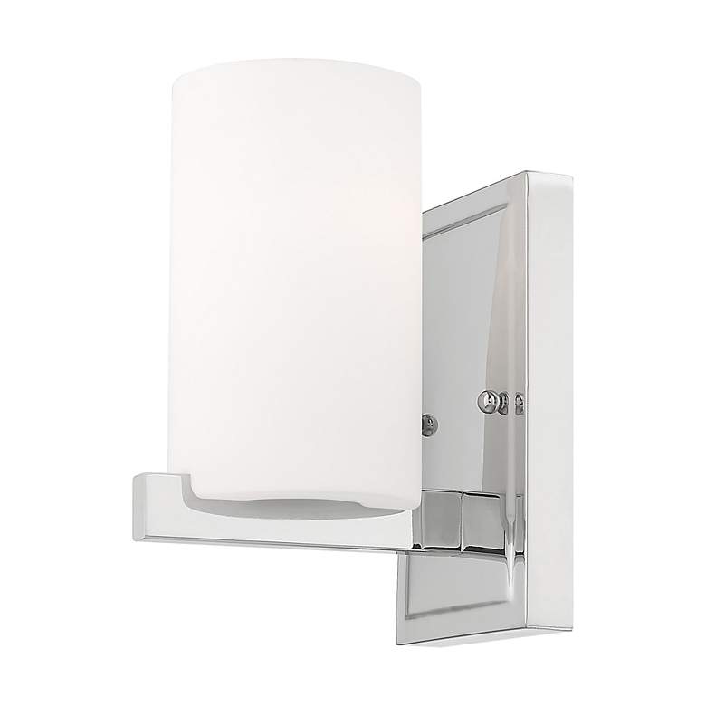 Image 3 Astoria 1 Light Polished Chrome Wall Sconce more views