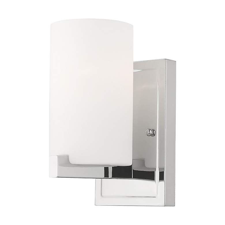 Image 4 Astoria 1 Light Polished Chrome Wall Sconce more views