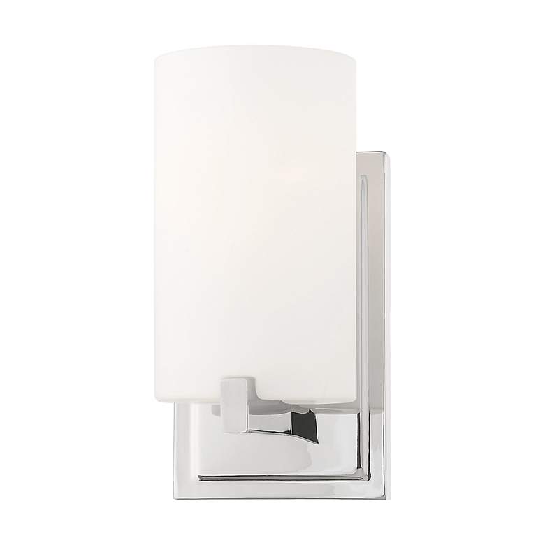 Image 5 Astoria 1 Light Polished Chrome Wall Sconce more views