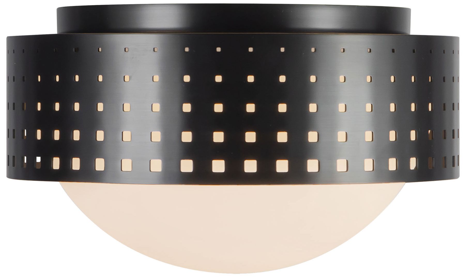 Astoria 10-in Urban Bronze Flush Mount