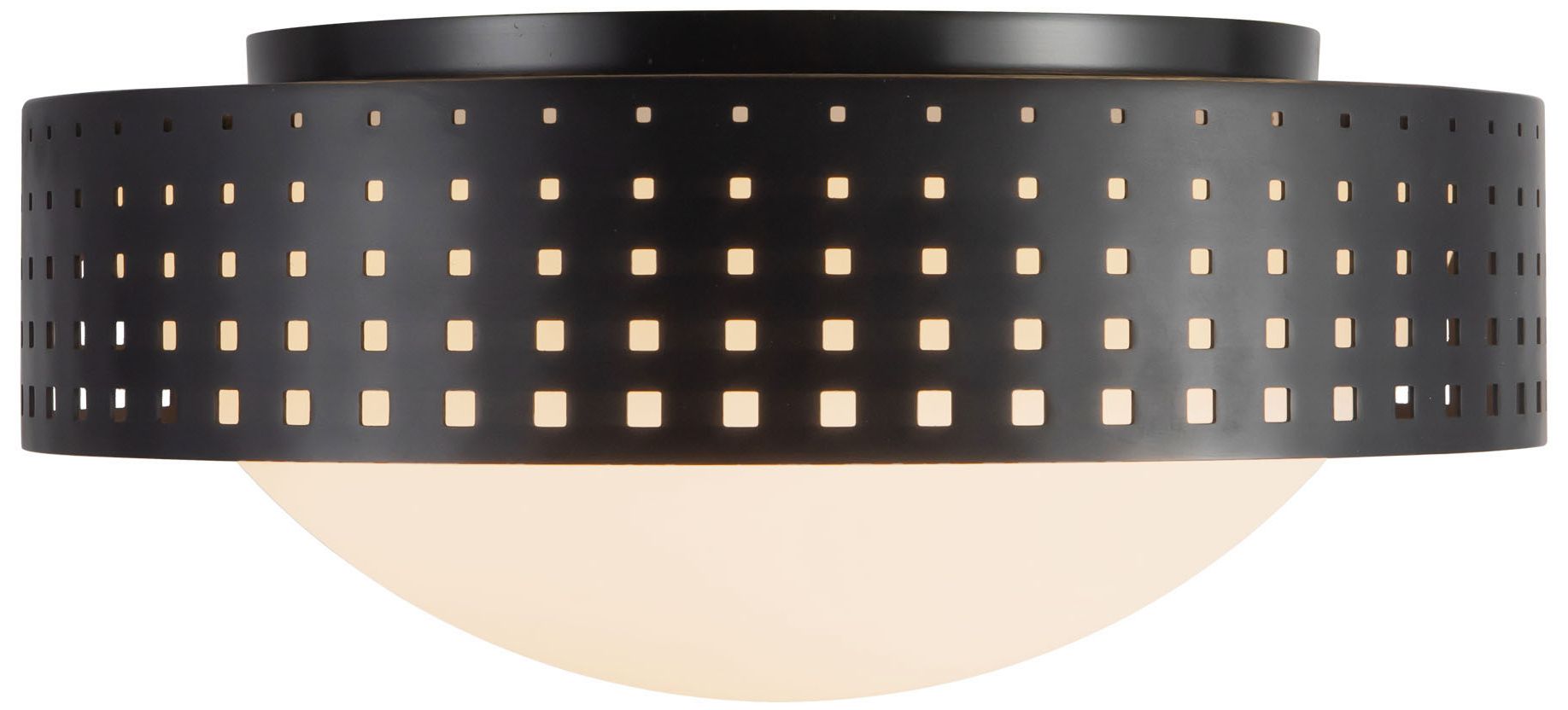 Astoria 14-in Urban Bronze Flush Mount