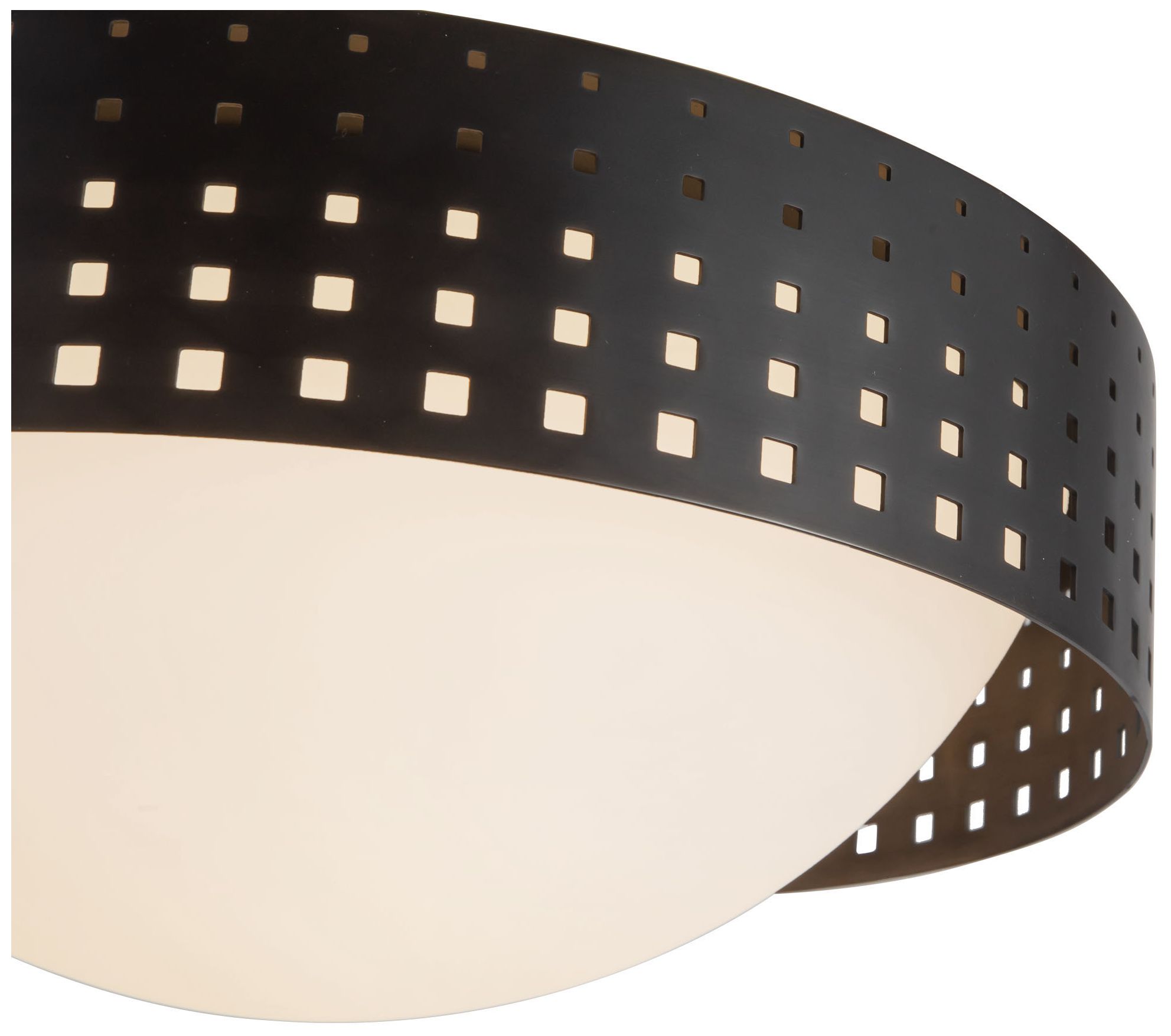 Image 5 Astoria 14-in Urban Bronze Flush Mount more views