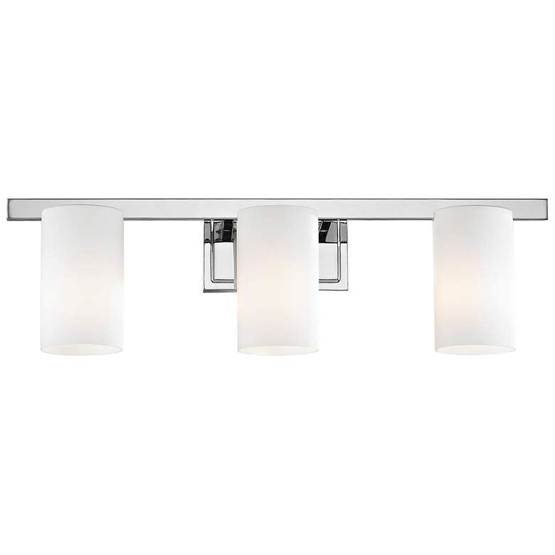 Image 4 Astoria 26" Wide Polished Chrome 3-Light Vanity Bath Light more views