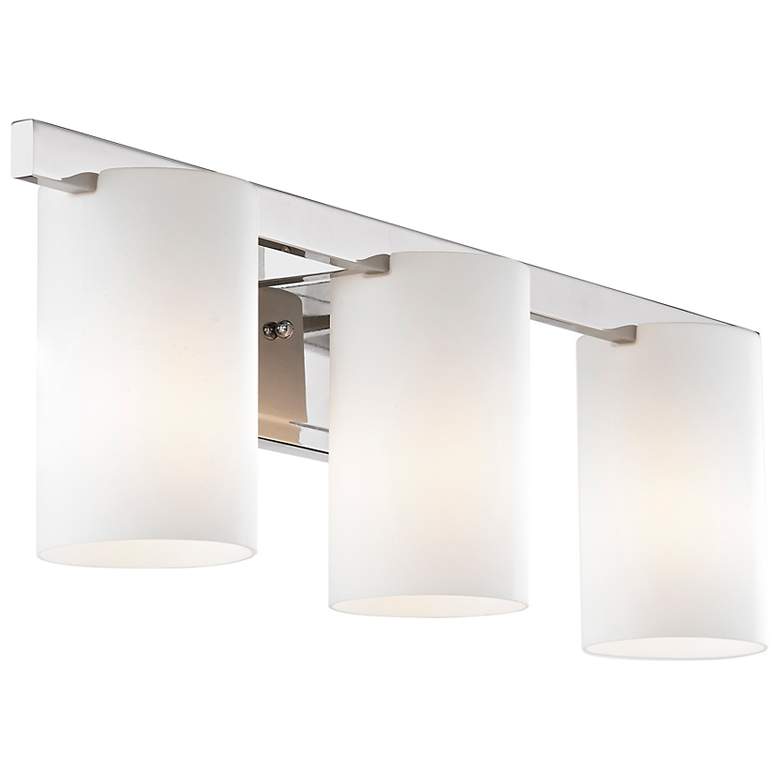Image 5 Astoria 26" Wide Polished Chrome 3-Light Vanity Bath Light more views