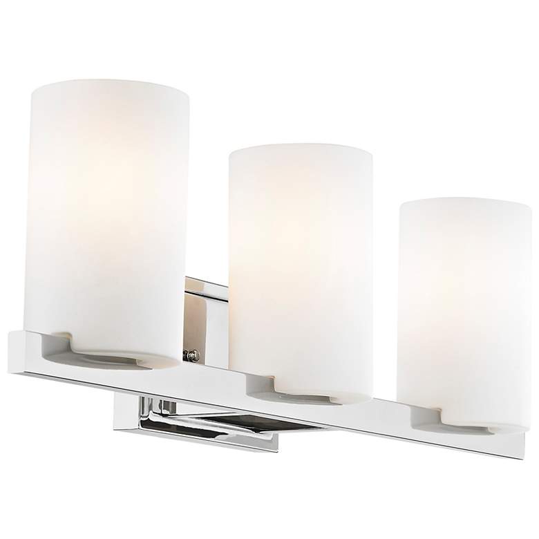 Image 6 Astoria 26" Wide Polished Chrome 3-Light Vanity Bath Light more views