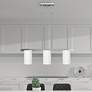 1_Astoria 3 Light Brushed Nickel Chandelier