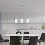 4_Astoria 3 Light Brushed Nickel Chandelier more views