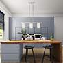 5_Astoria 3 Light Brushed Nickel Chandelier more views
