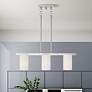 6_Astoria 3 Light Brushed Nickel Chandelier more views