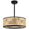 Astoria 4-Light Fan D'Lier in Matte Black