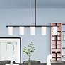 6_Astoria 43 3/4" Wide Olde Bronze 5-Light Linear Chandelier more views