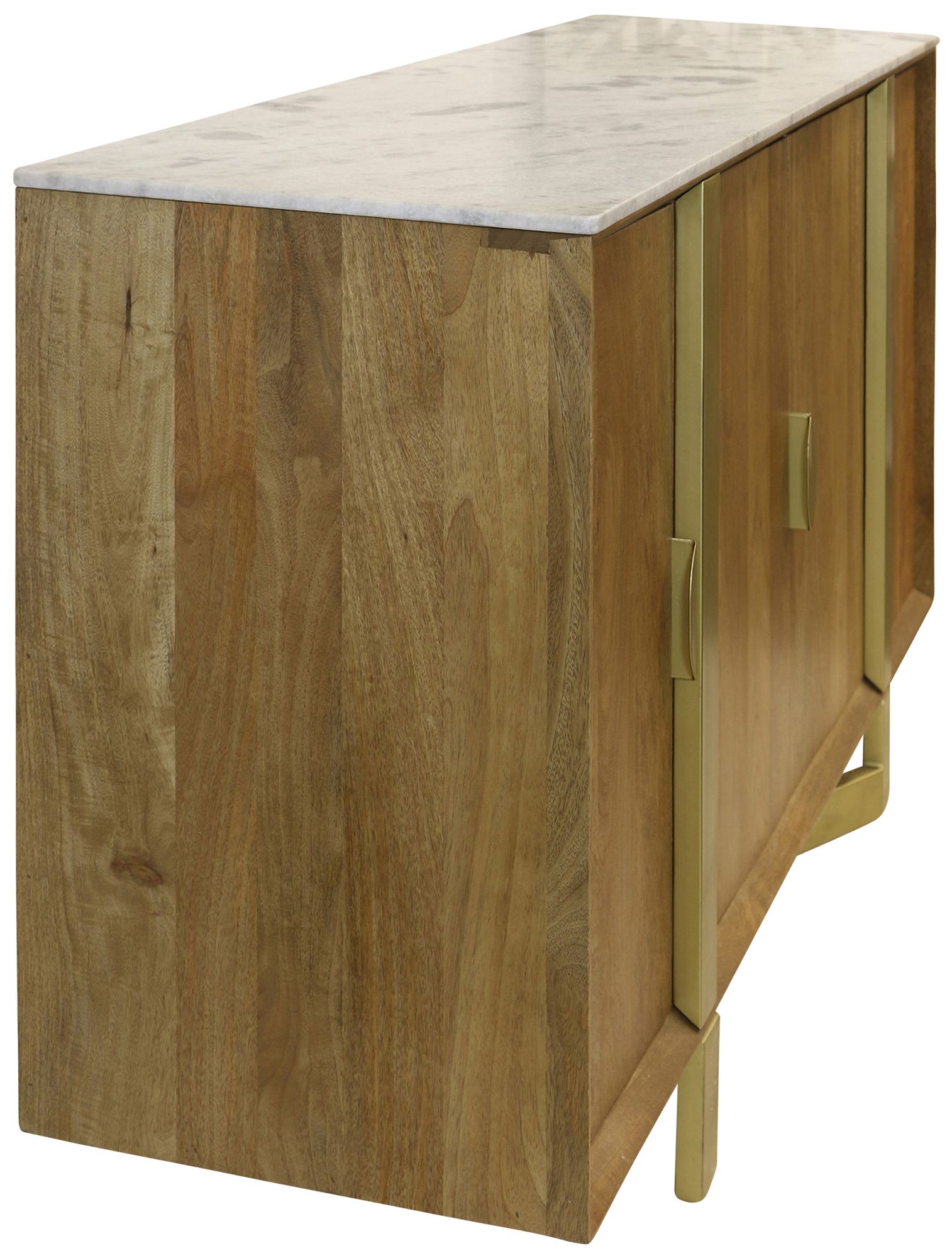 Image 5 Astoria 68 x 38 Light Tobacco, Brass, White Sideboard more views