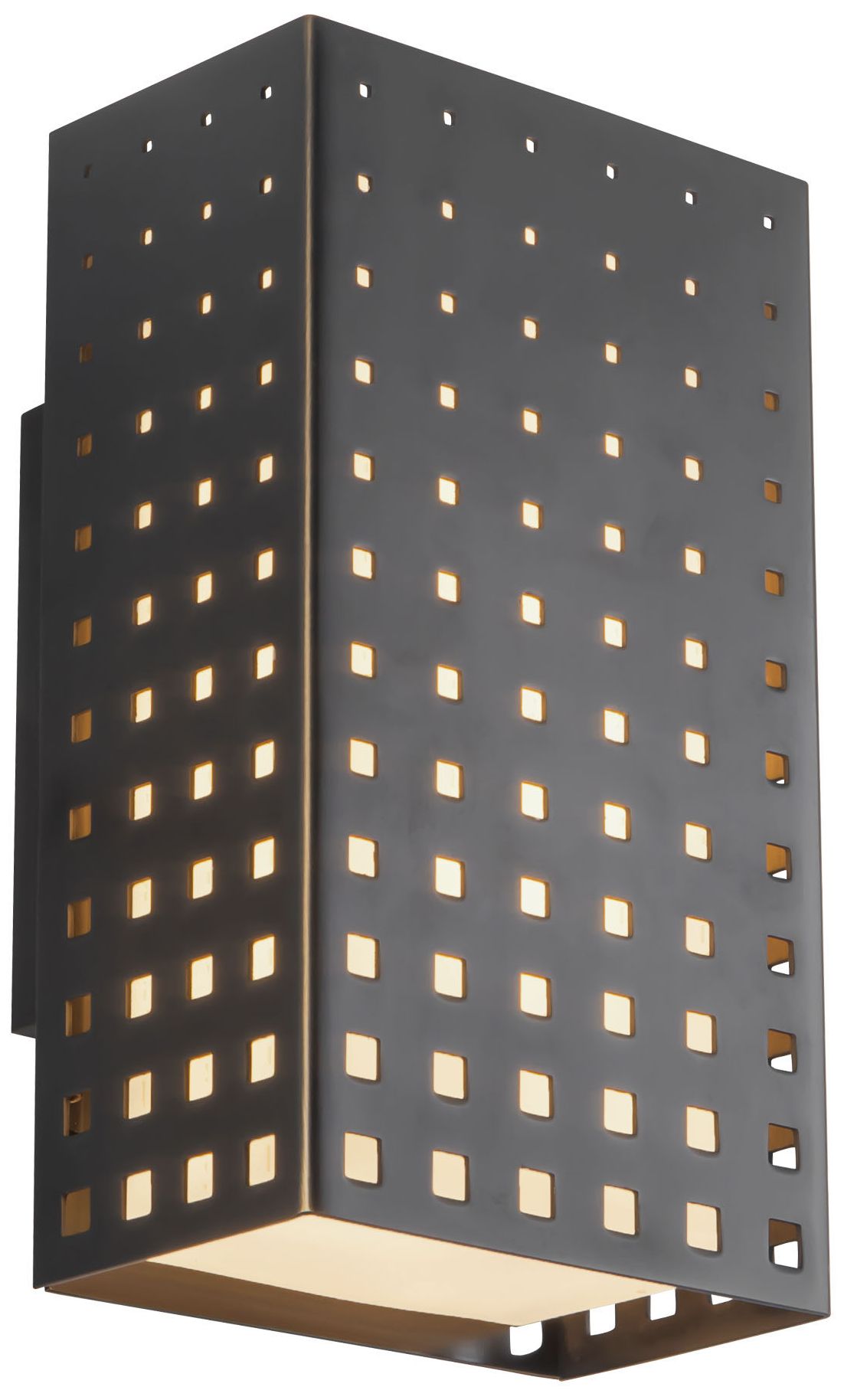 Image 6 Astoria 9-in Urban Bronze dimmable LED Wall Sconce more views
