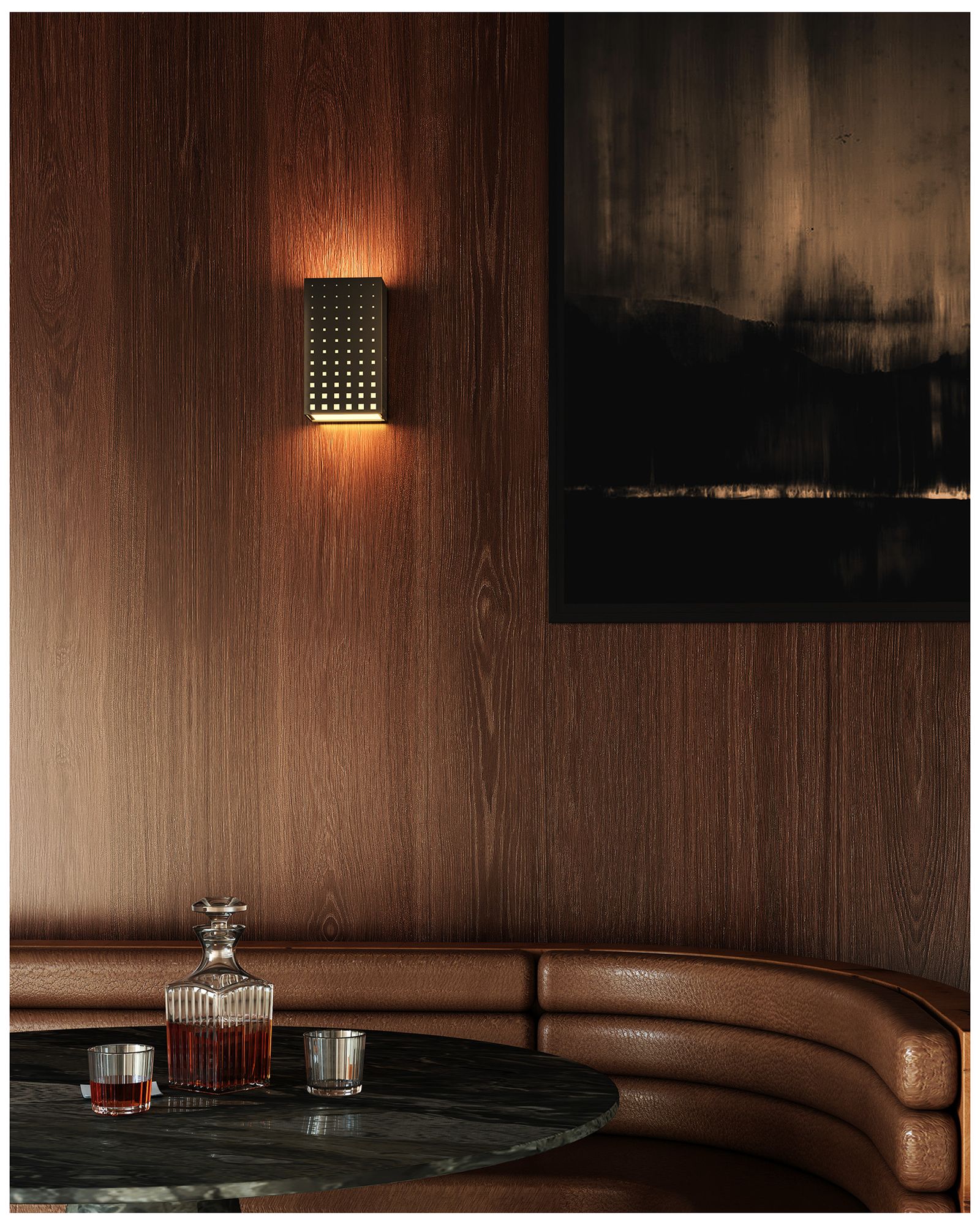 Image 7 Astoria 9-in Urban Bronze dimmable LED Wall Sconce more views