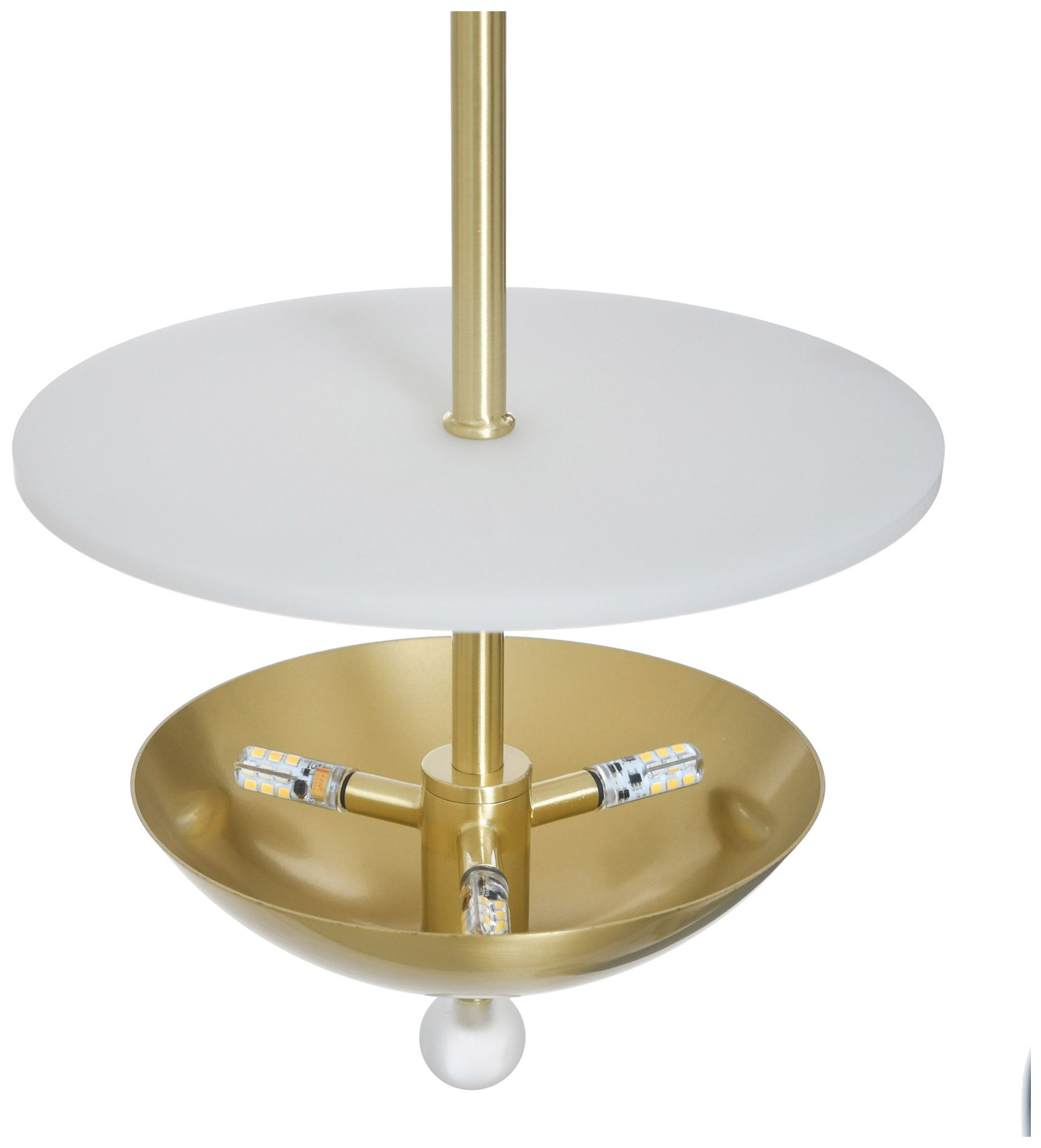 Image 5 Astra 19" High Brass & Bronze Sconce more views