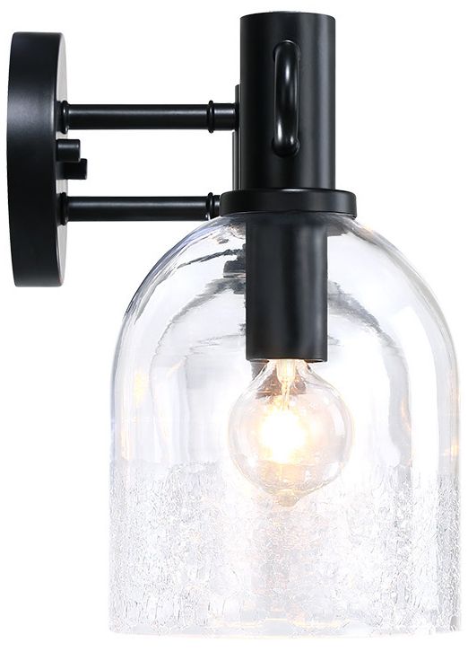 Image 7 Astra 24 in. 3-Light Matte Black Vanity Wall Light for Bathrooms more views