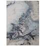 Astra Abstract Indoor Blue Area Rug 39L4F 3'-11" x 6'
