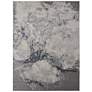 Astra Abstract Indoor Gray Area Rug 39L3F 3'-11" x 6'