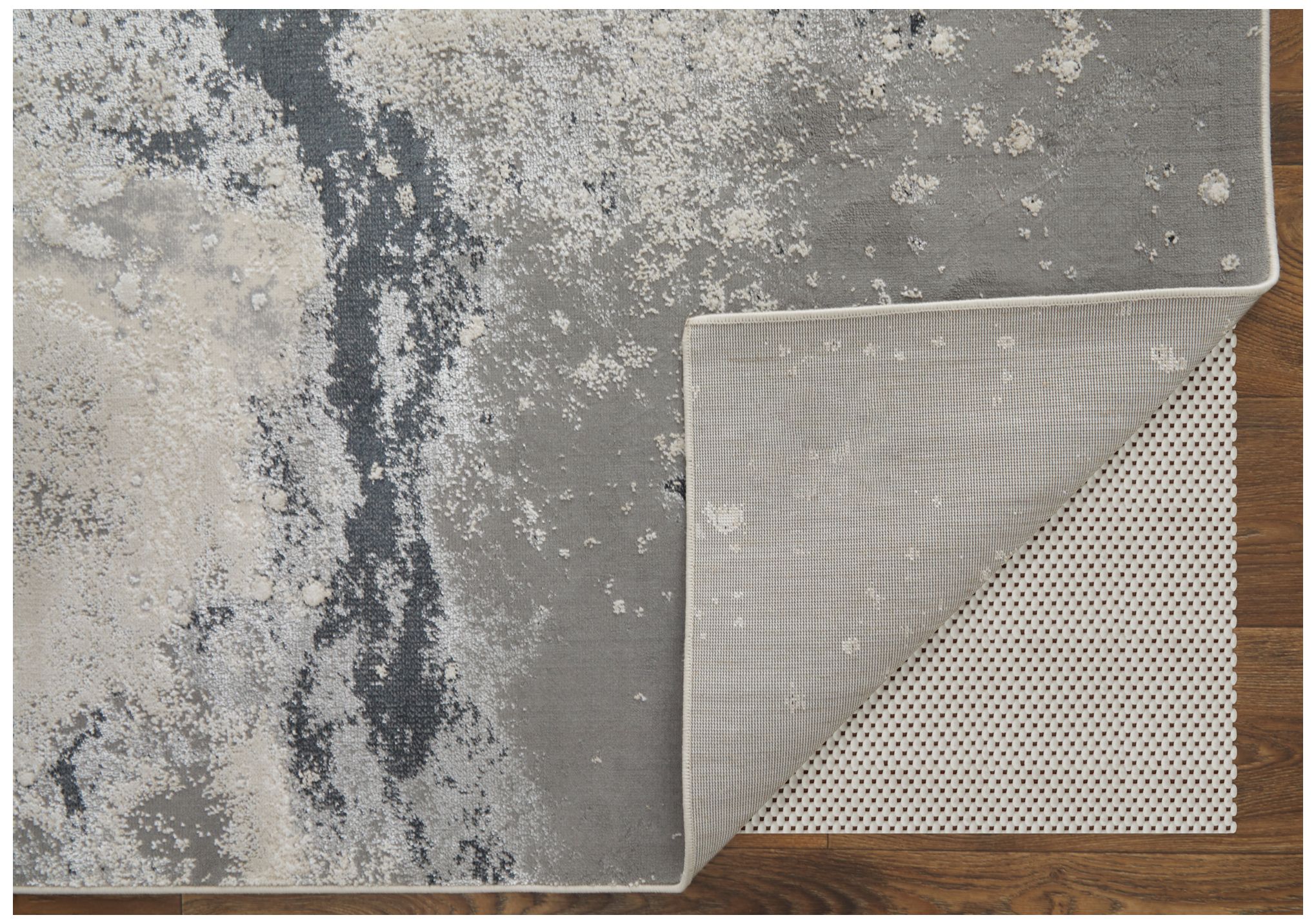 Image 4 Astra Abstract Indoor Gray Area Rug 39L3F 8' x 10' more views