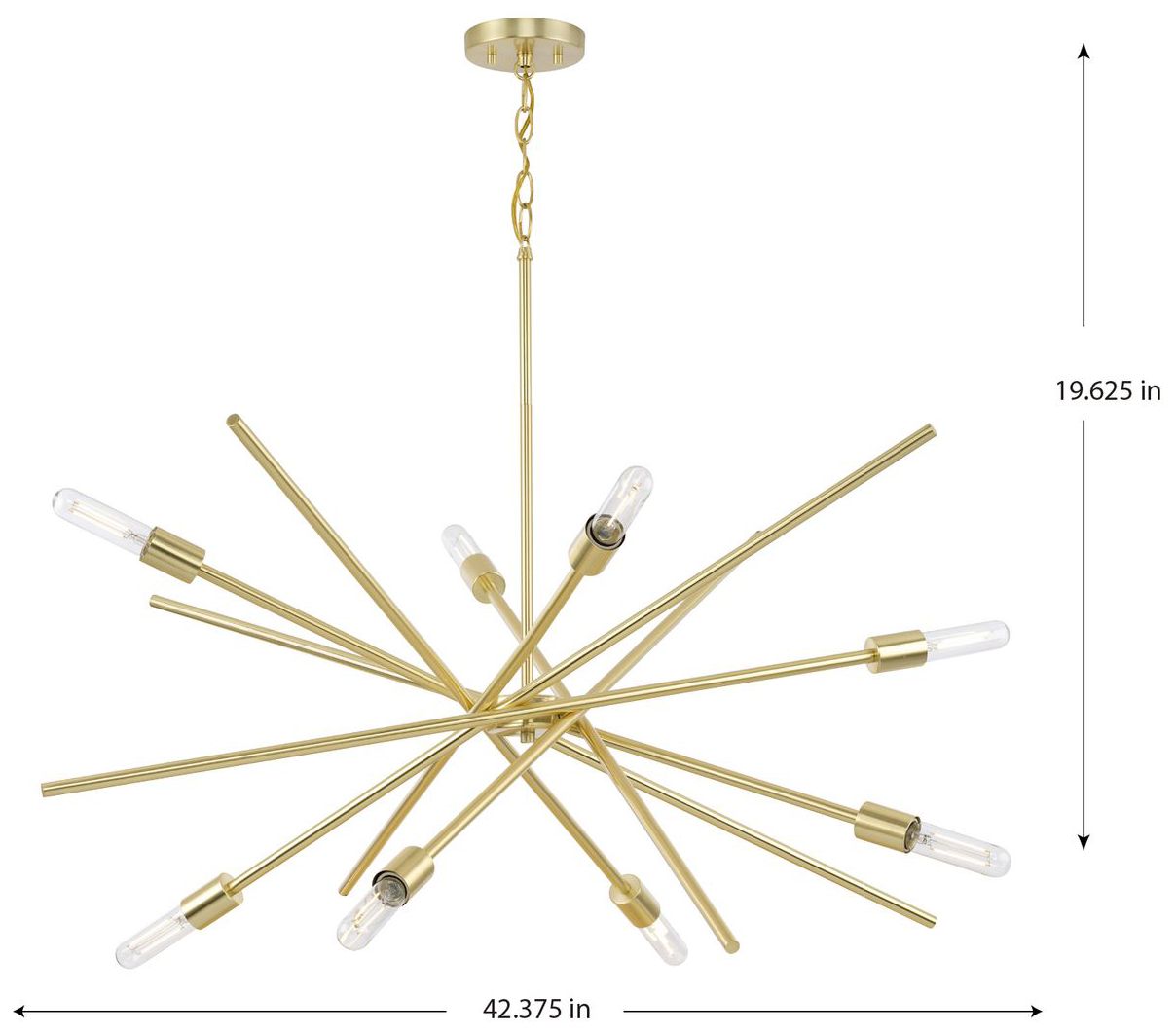 Image 4 Astra Collection Eight-Light Chandelier Light more views