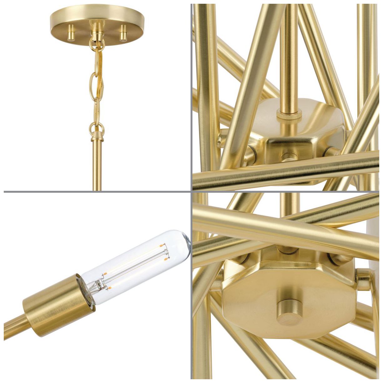 Image 5 Astra Collection Eight-Light Chandelier Light more views
