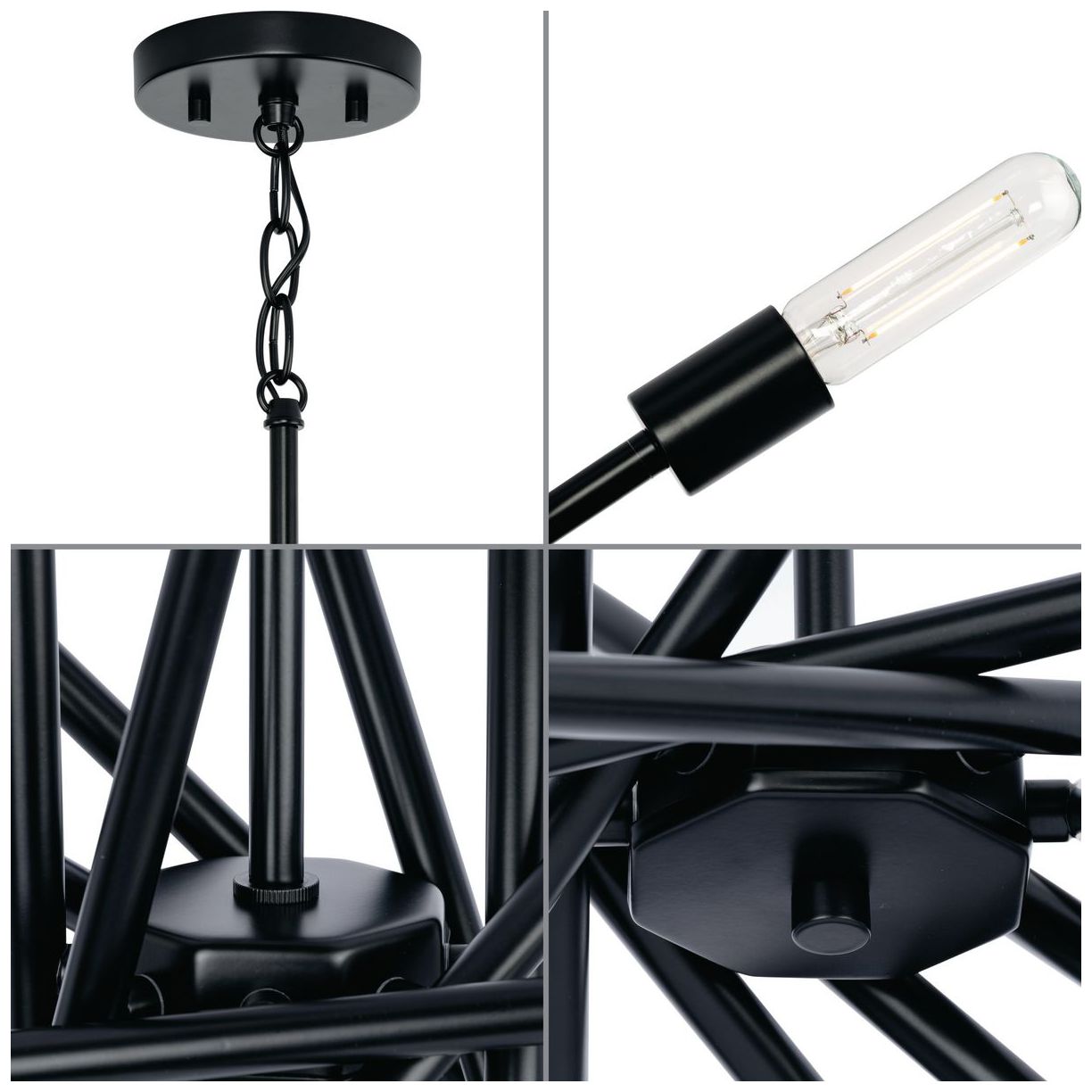 Image 5 Astra Collection Eight-Light Chandelier Light more views