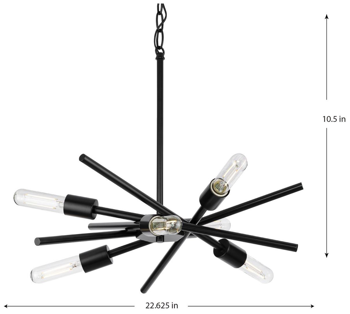 Image 4 Astra Collection Six-Light Chandelier Light more views