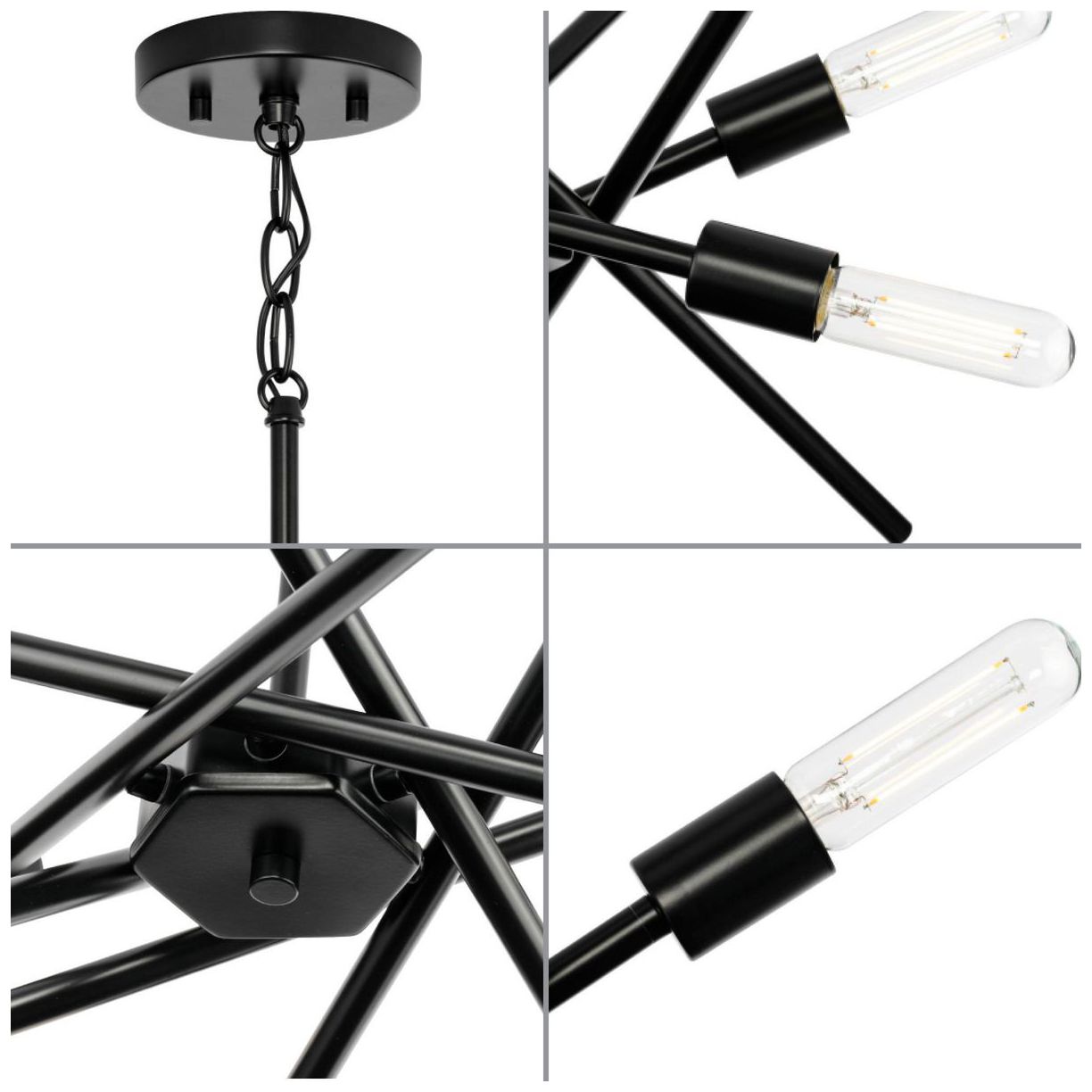 Image 6 Astra Collection Six-Light Chandelier Light more views
