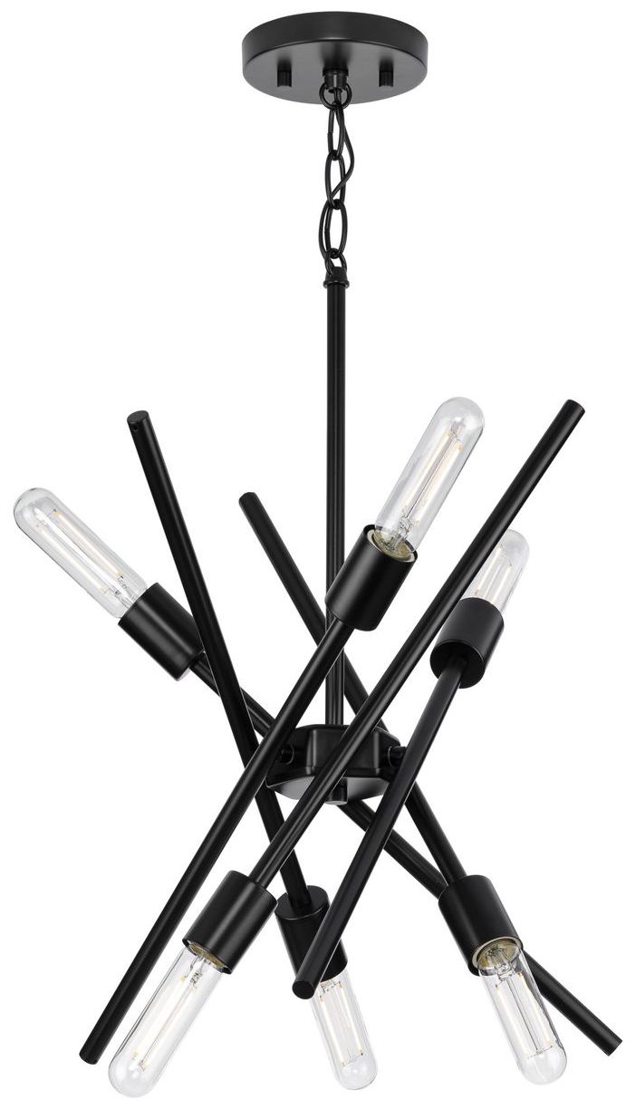 Image 7 Astra Collection Six-Light Chandelier Light more views