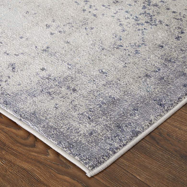 Image 3 Astra Transitional Abstract Soft Indoor Blue Area Rug 39L2F more views