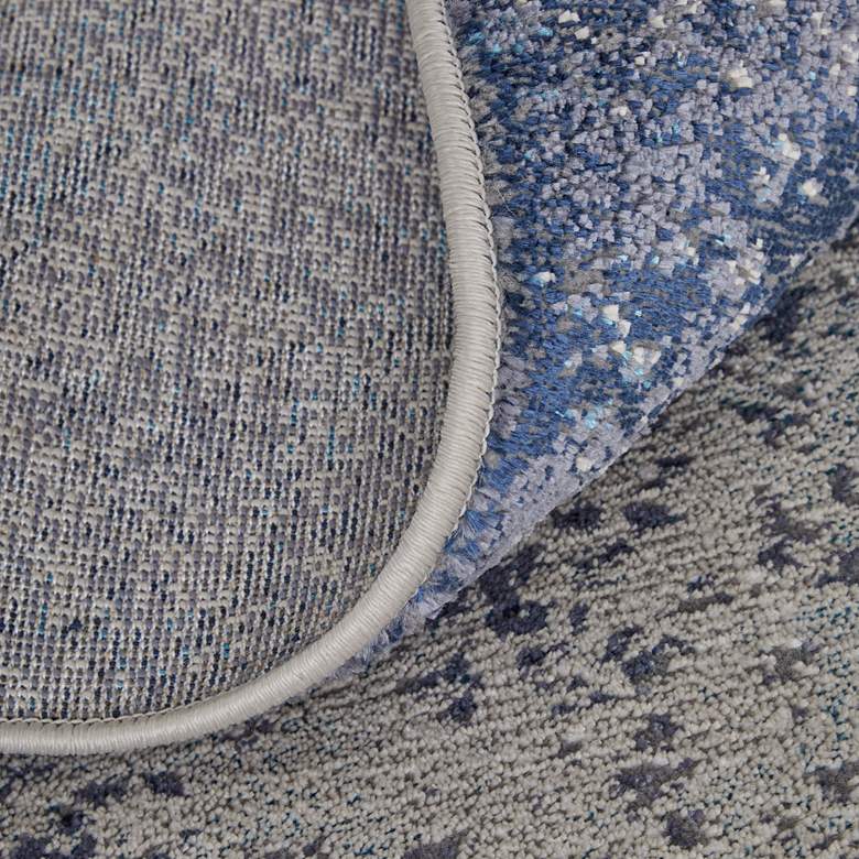 Image 7 Astra Transitional Abstract Soft Indoor Blue Area Rug 39L2F more views